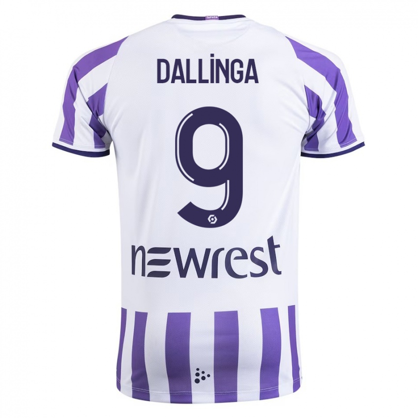 Hombre Camiseta Thijs Dallinga #9 Blanco 1ª Equipación 2023/24 La Camisa Argentina