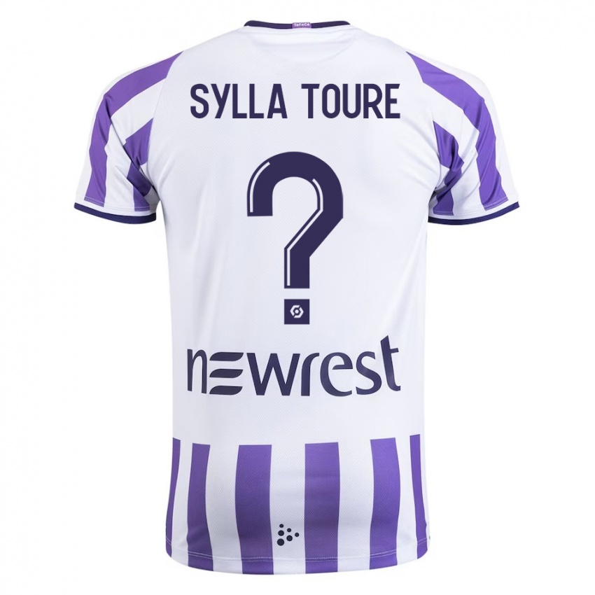 Hombre Camiseta Ismael Sylla Touré #0 Blanco 1ª Equipación 2023/24 La Camisa Argentina