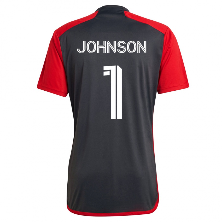 Hombre Camiseta Sean Johnson #1 Gris 1ª Equipación 2023/24 La Camisa Argentina