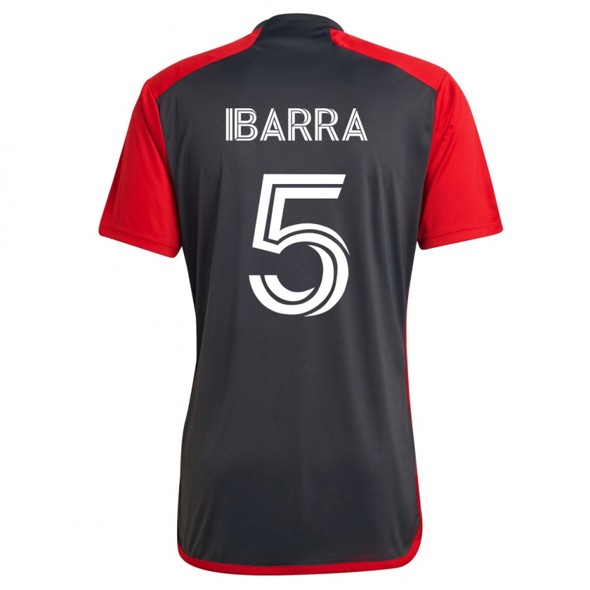 Hombre Camiseta Franco Ibarra #5 Gris 1ª Equipación 2023/24 La Camisa Argentina