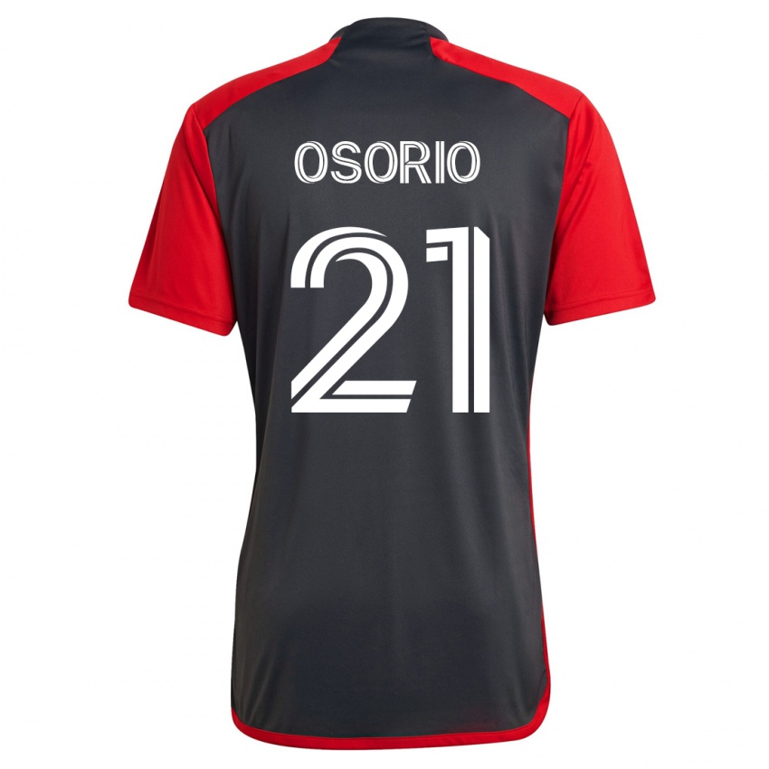Hombre Camiseta Jonathan Osorio #21 Gris 1ª Equipación 2023/24 La Camisa Argentina