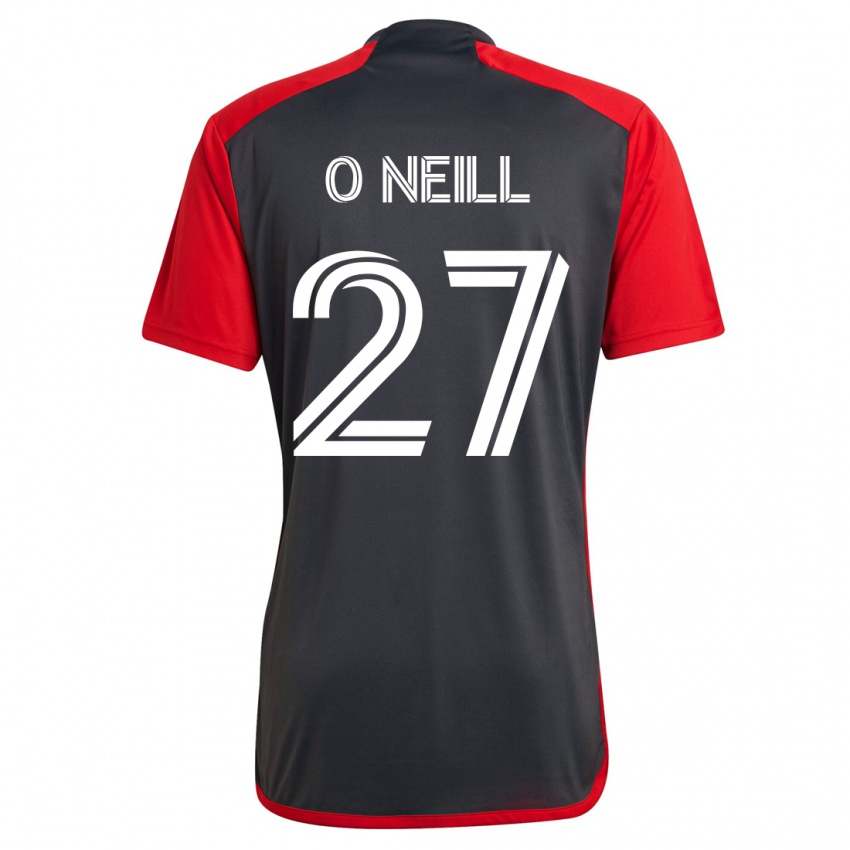 Hombre Camiseta Shane O'neill #27 Gris 1ª Equipación 2023/24 La Camisa Argentina
