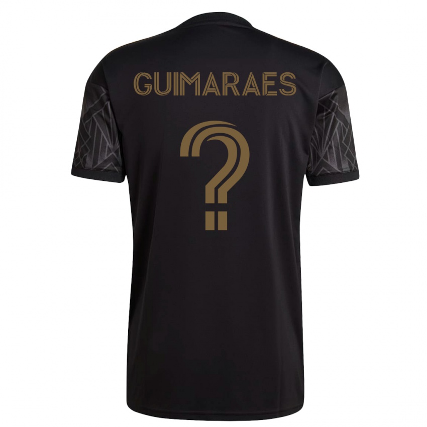 Hombre Camiseta Pedro Guimaraes #0 Negro 1ª Equipación 2023/24 La Camisa Argentina