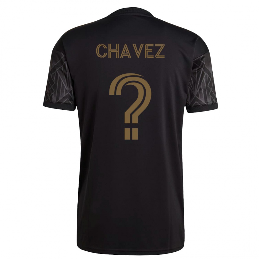 Hombre Camiseta Ademar Chávez #0 Negro 1ª Equipación 2023/24 La Camisa Argentina