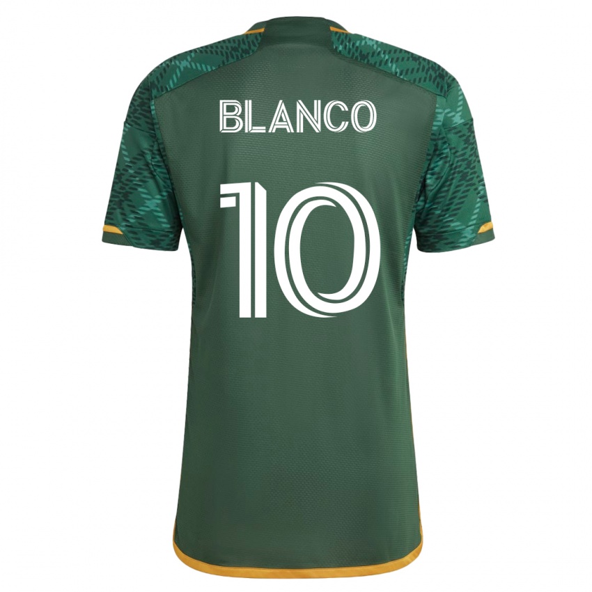 Hombre Camiseta Sebastián Blanco #10 Verde 1ª Equipación 2023/24 La Camisa Argentina