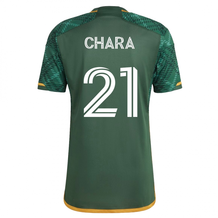Hombre Camiseta Diego Chará #21 Verde 1ª Equipación 2023/24 La Camisa Argentina