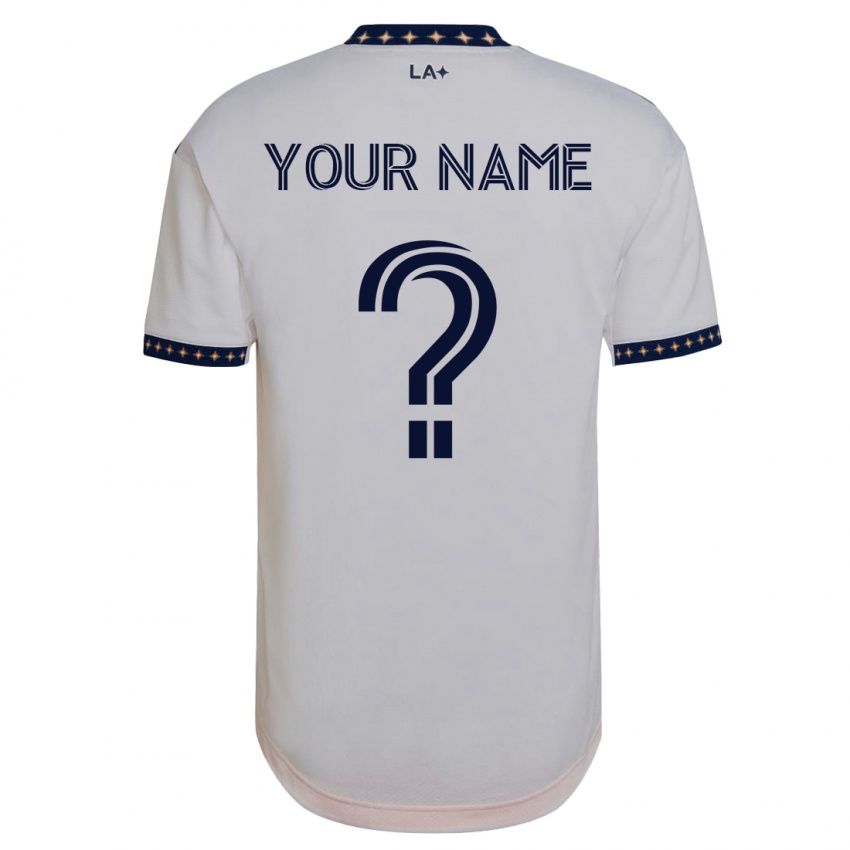 Hombre Camiseta Su Nombre #0 Blanco 1ª Equipación 2023/24 La Camisa Argentina