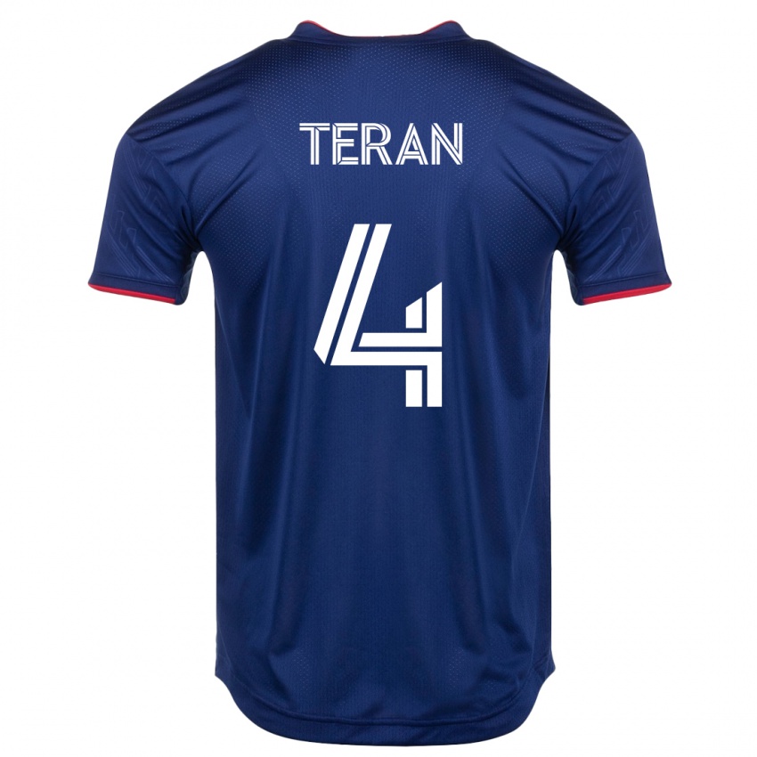 Hombre Camiseta Carlos Terán #4 Armada 1ª Equipación 2023/24 La Camisa Argentina