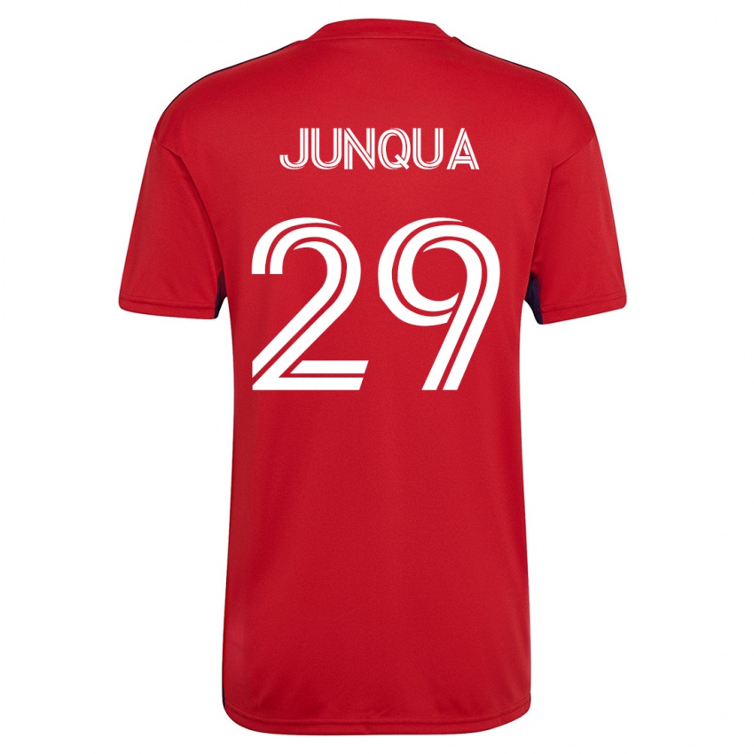 Hombre Camiseta Sam Junqua #29 Rojo 1ª Equipación 2023/24 La Camisa Argentina