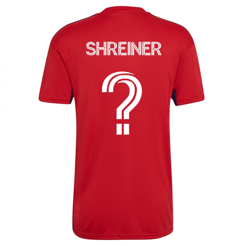 Hombre Camiseta Luke Shreiner #0 Rojo 1ª Equipación 2023/24 La Camisa Argentina