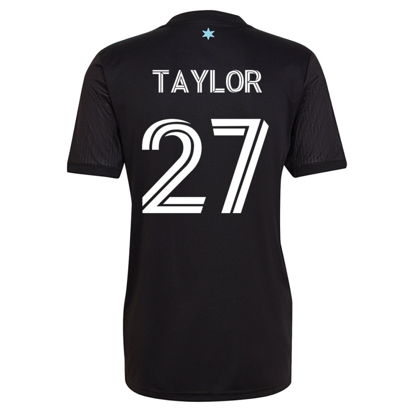 Hombre Camiseta D.j. Taylor #27 Negro 1ª Equipación 2023/24 La Camisa Argentina