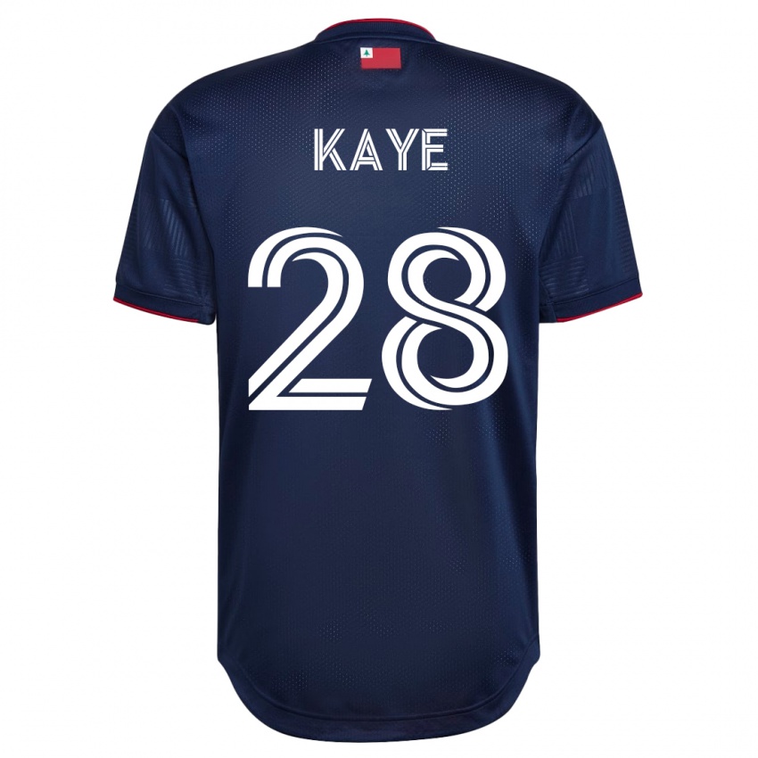 Hombre Camiseta Mark-Anthony Kaye #28 Armada 1ª Equipación 2023/24 La Camisa Argentina