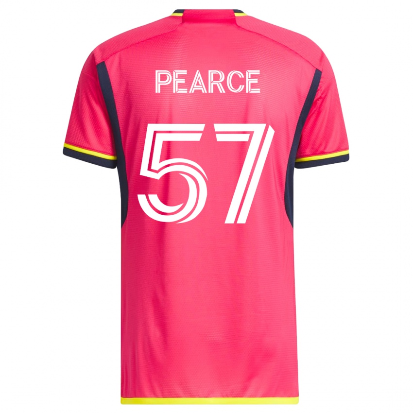 Hombre Camiseta Tyson Pearce #57 Rosa 1ª Equipación 2023/24 La Camisa Argentina