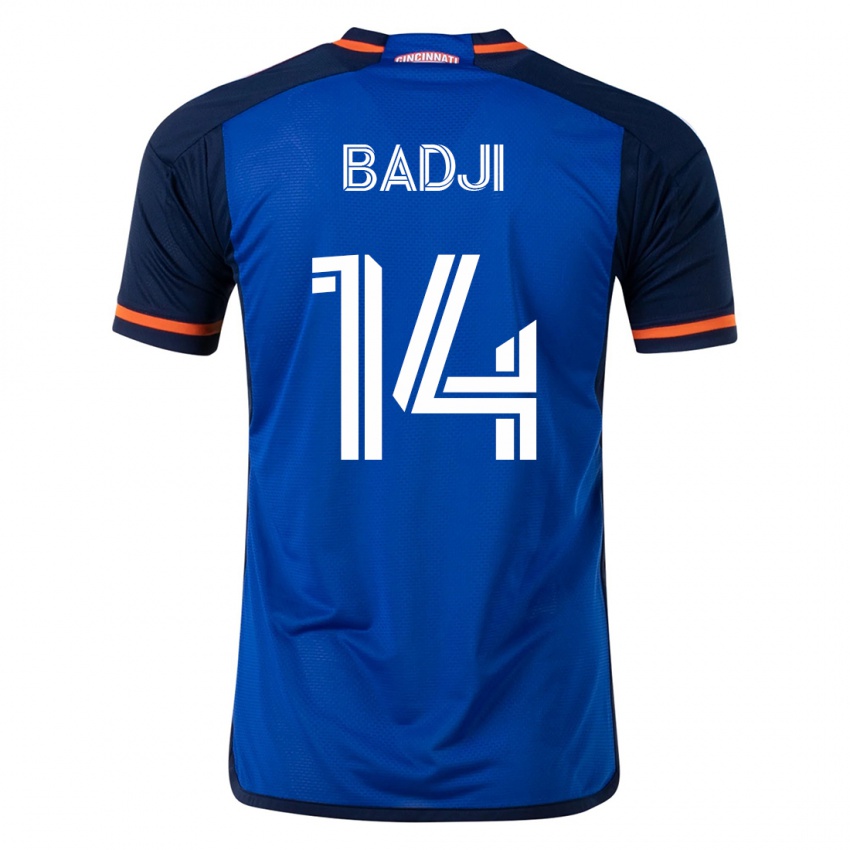 Hombre Camiseta Dominique Badji #14 Azul 1ª Equipación 2023/24 La Camisa Argentina