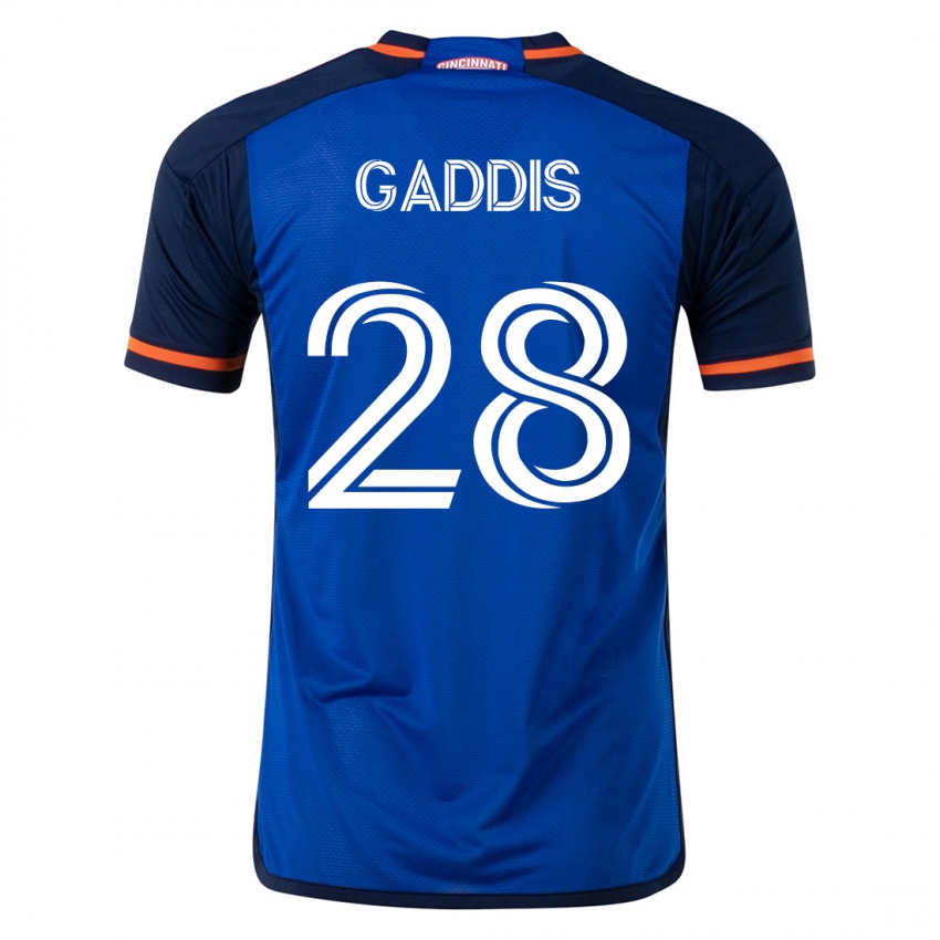 Hombre Camiseta Raymon Gaddis #28 Azul 1ª Equipación 2023/24 La Camisa Argentina