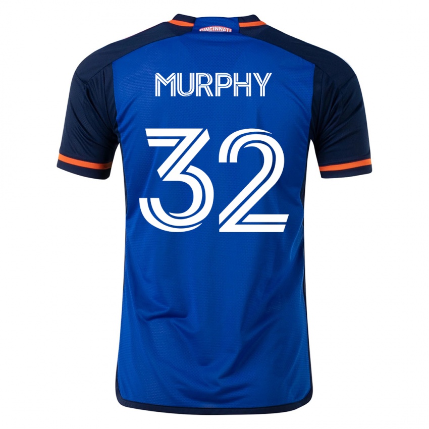 Hombre Camiseta Ian Murphy #32 Azul 1ª Equipación 2023/24 La Camisa Argentina