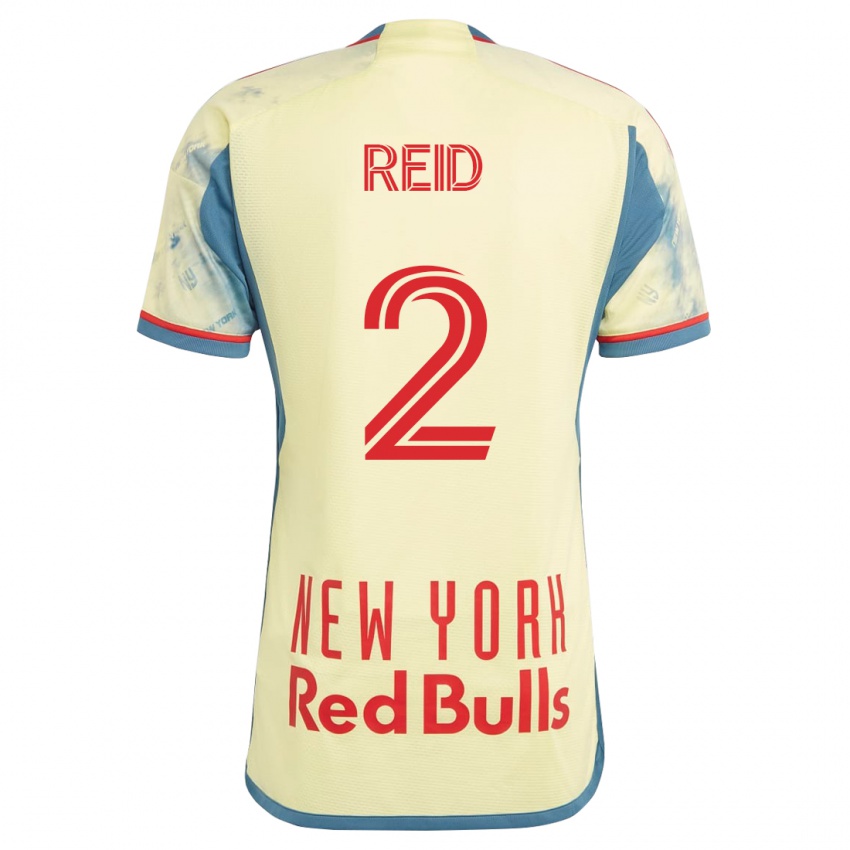 Hombre Camiseta Jayden Reid #2 Amarillo 1ª Equipación 2023/24 La Camisa Argentina