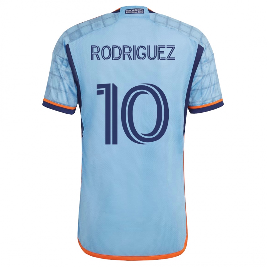 Hombre Camiseta Santiago Rodríguez #10 Azul 1ª Equipación 2023/24 La Camisa Argentina