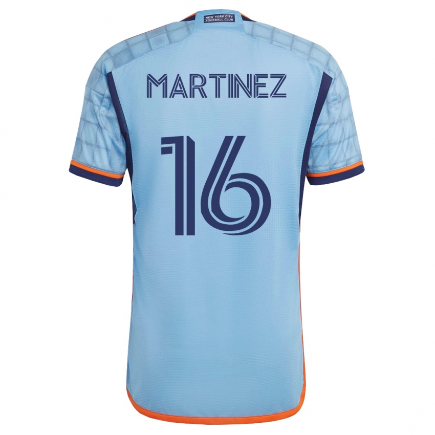 Hombre Camiseta Alonso Martínez #16 Azul 1ª Equipación 2023/24 La Camisa Argentina