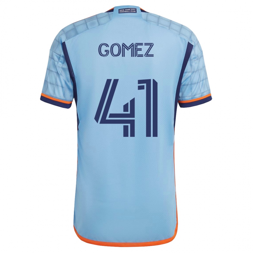 Hombre Camiseta Julián Gómez #41 Azul 1ª Equipación 2023/24 La Camisa Argentina