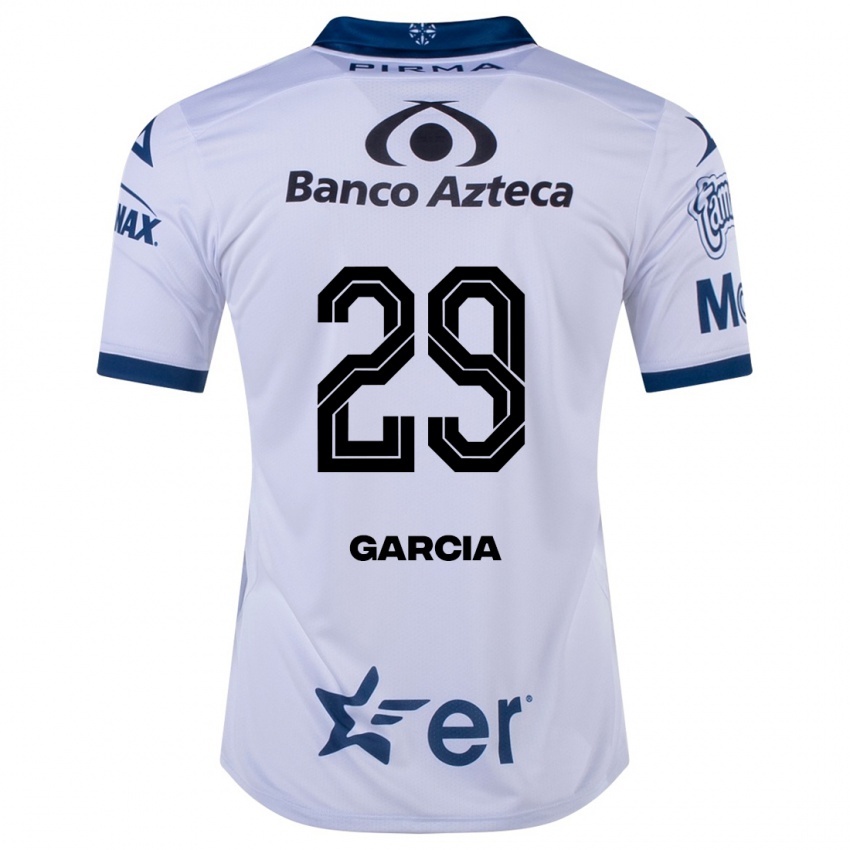 Hombre Camiseta Emiliano García #29 Blanco 1ª Equipación 2023/24 La Camisa Argentina