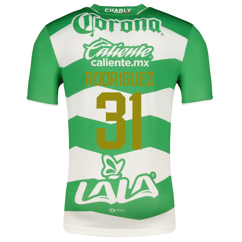 Hombre Camiseta Emerson Rodríguez #31 Verde 1ª Equipación 2023/24 La Camisa Argentina