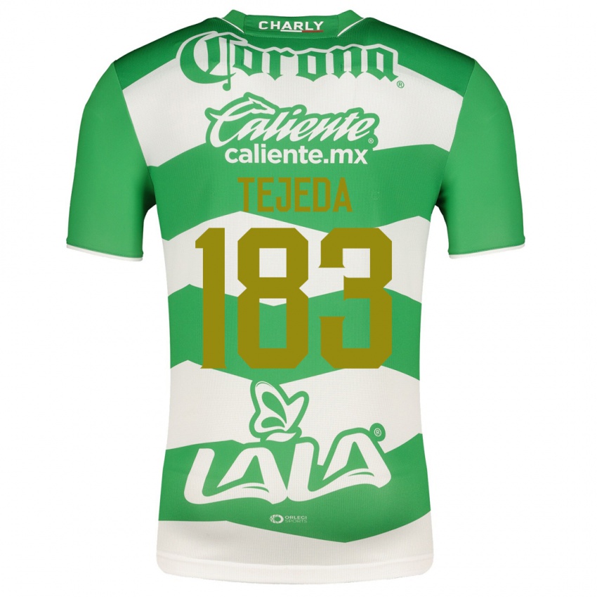 Hombre Camiseta Juan Tejeda #183 Verde 1ª Equipación 2023/24 La Camisa Argentina