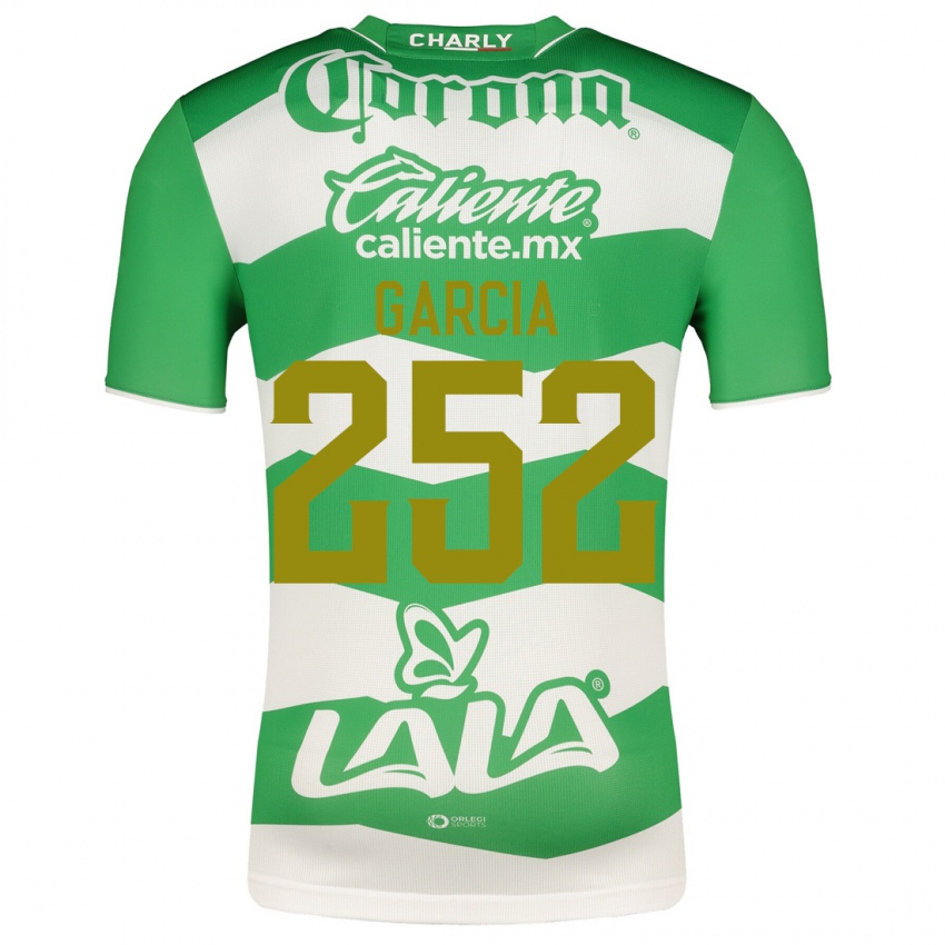 Hombre Camiseta Kevin García #252 Verde 1ª Equipación 2023/24 La Camisa Argentina