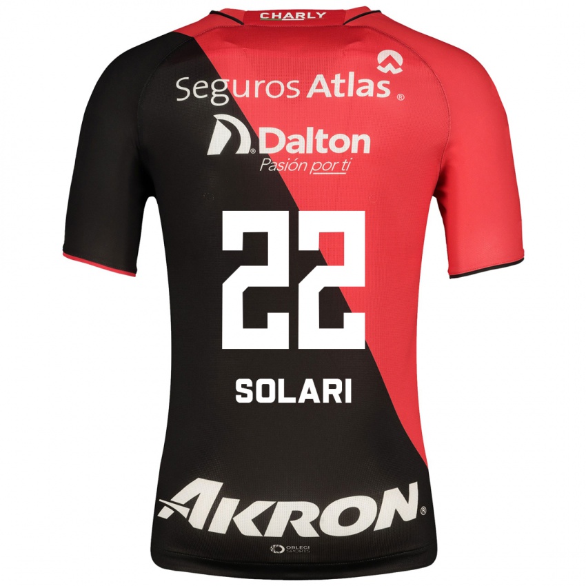 Hombre Camiseta Augusto Solari #22 Negro 1ª Equipación 2023/24 La Camisa Argentina