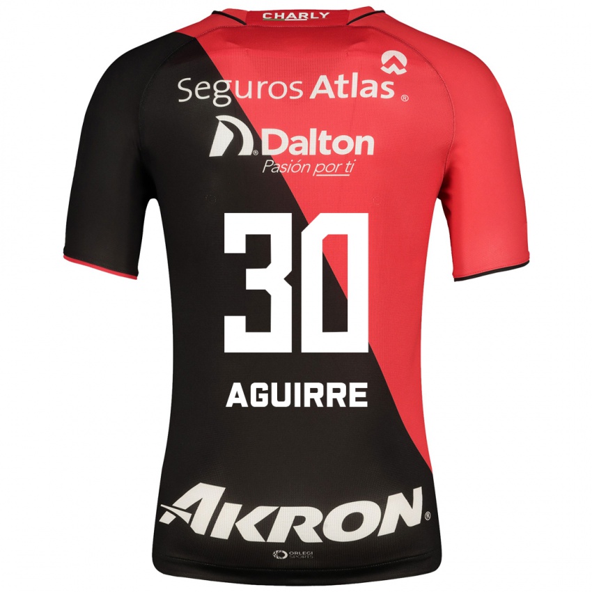 Hombre Camiseta Eduardo Aguirre #30 Negro 1ª Equipación 2023/24 La Camisa Argentina