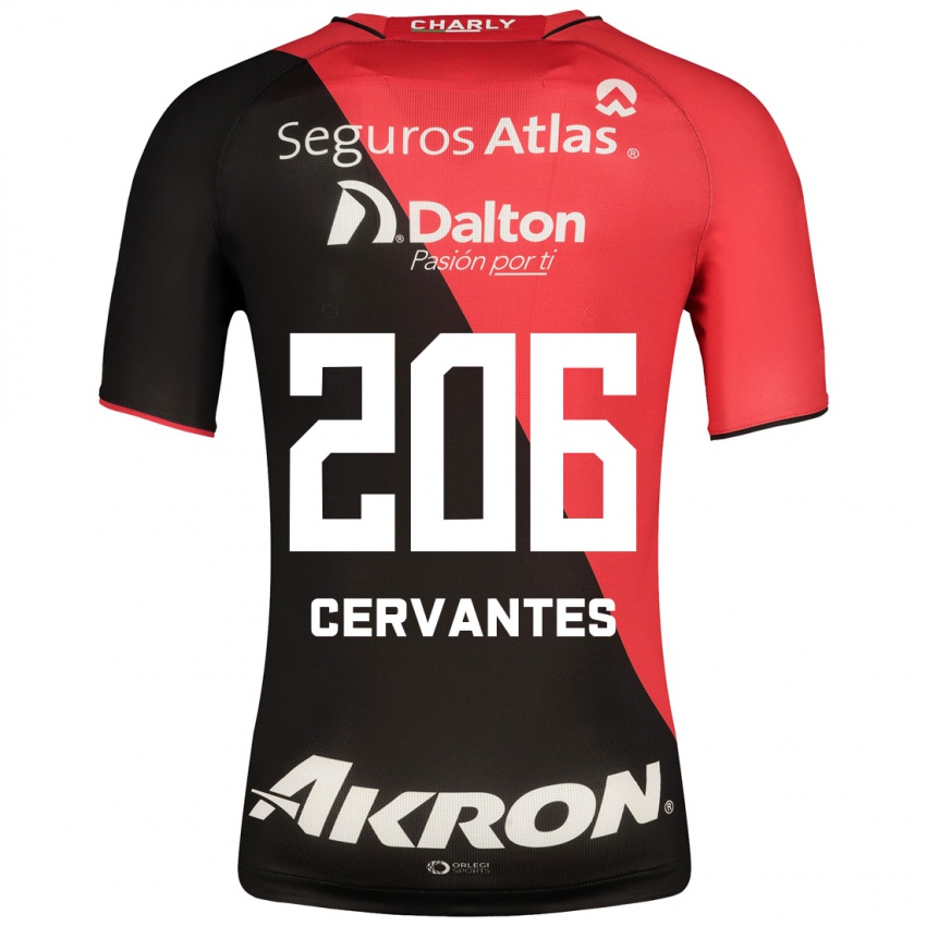 Hombre Camiseta Daniel Cervantes #206 Negro 1ª Equipación 2023/24 La Camisa Argentina