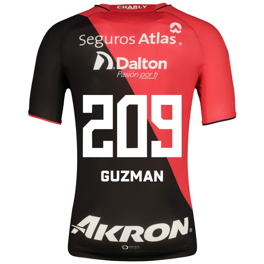 Hombre Camiseta Jorge Guzmán #209 Negro 1ª Equipación 2023/24 La Camisa Argentina