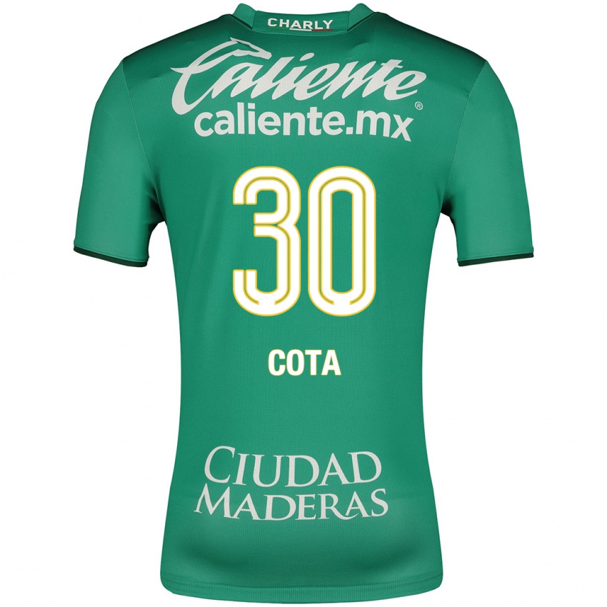 Hombre Camiseta Rodolfo Cota #30 Verde 1ª Equipación 2023/24 La Camisa Argentina