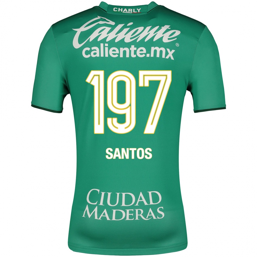 Hombre Camiseta Sebastián Santos #197 Verde 1ª Equipación 2023/24 La Camisa Argentina