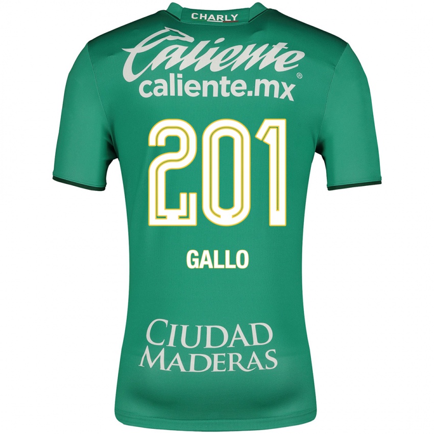Hombre Camiseta Andrés Gallo #201 Verde 1ª Equipación 2023/24 La Camisa Argentina
