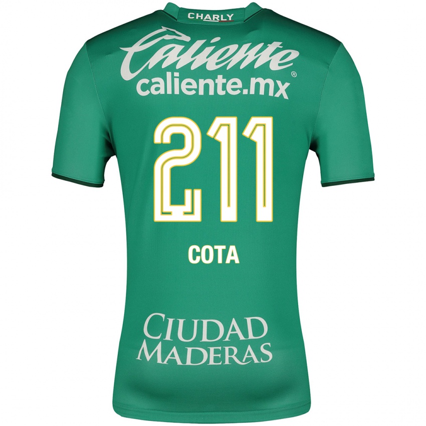 Hombre Camiseta Luis Cota #211 Verde 1ª Equipación 2023/24 La Camisa Argentina