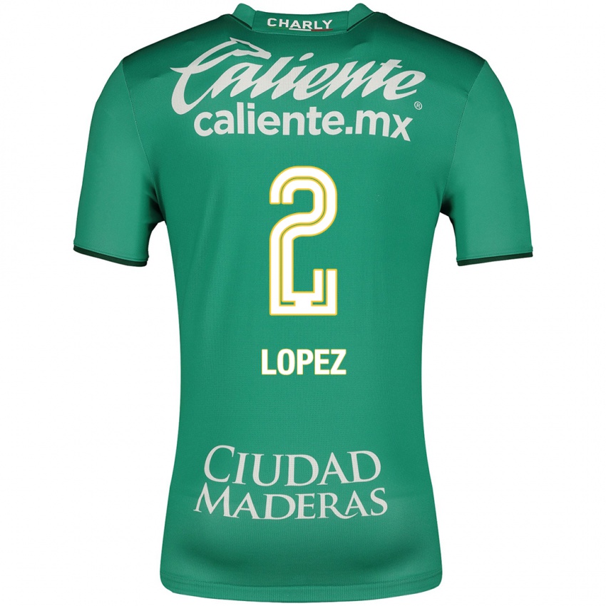 Hombre Camiseta Vanessa Lopez #2 Verde 1ª Equipación 2023/24 La Camisa Argentina