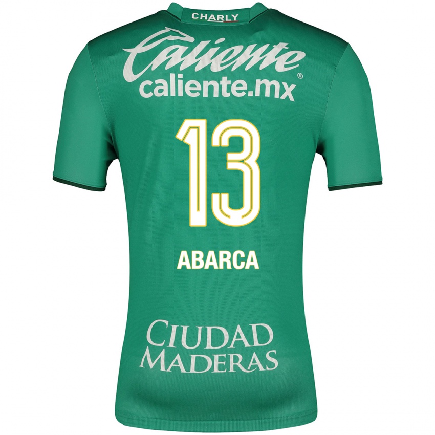 Hombre Camiseta Vidalia Abarca #13 Verde 1ª Equipación 2023/24 La Camisa Argentina