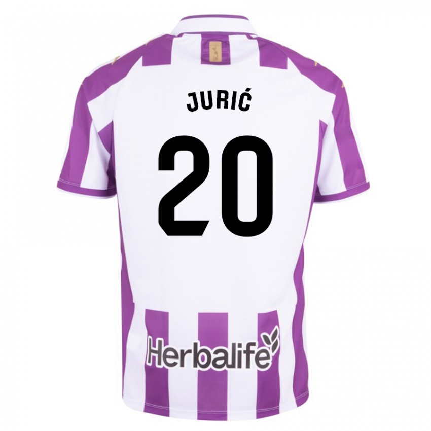 Hombre Camiseta Stanko Juric #20 Morado 1ª Equipación 2023/24 La Camisa Argentina