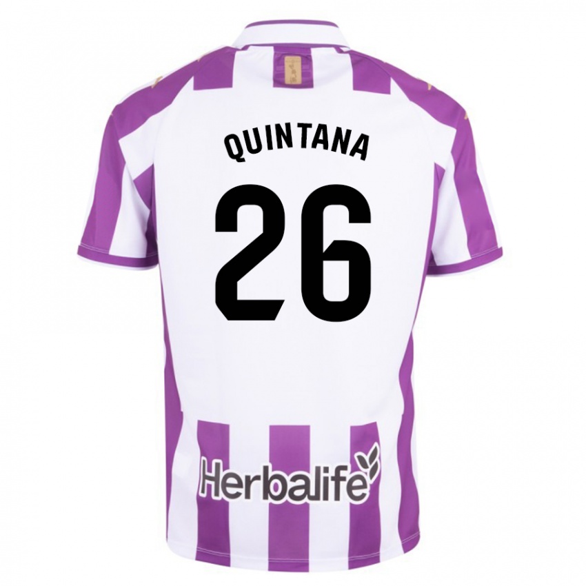 Hombre Camiseta Alberto Quintana #26 Morado 1ª Equipación 2023/24 La Camisa Argentina
