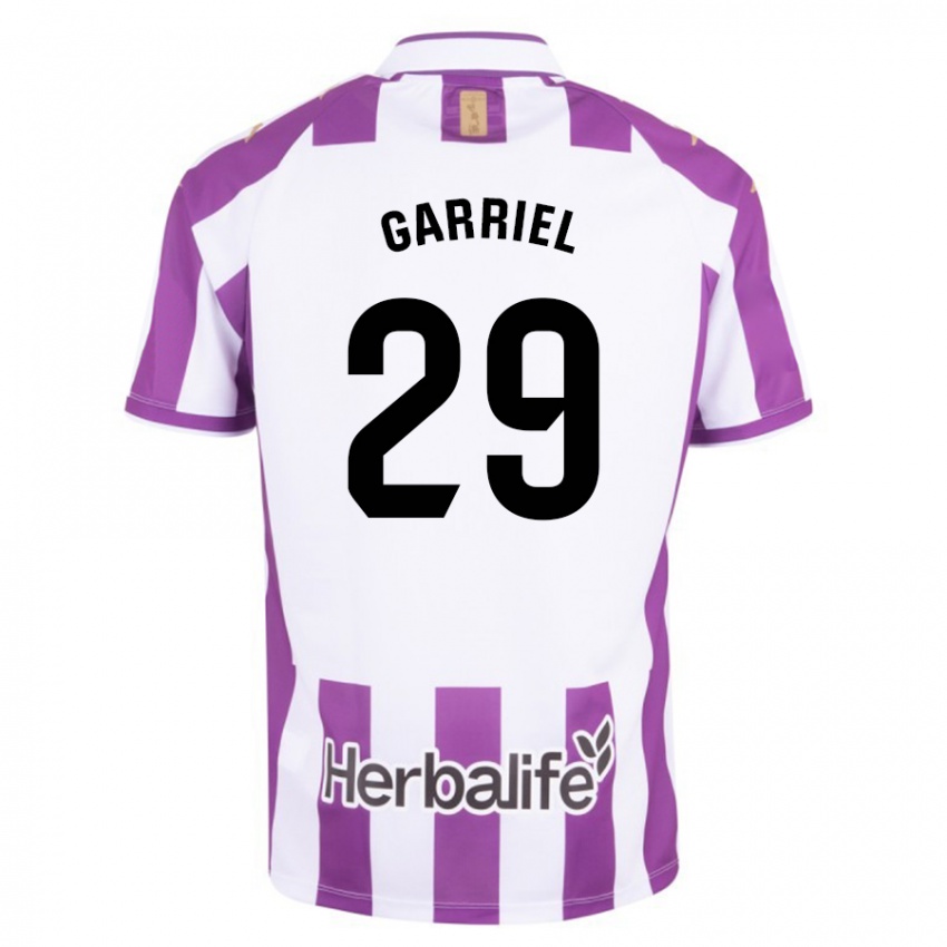 Hombre Camiseta Iván Garriel #29 Morado 1ª Equipación 2023/24 La Camisa Argentina