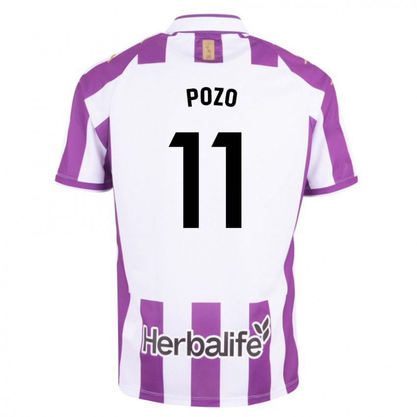 Hombre Camiseta Manuel Pozo #11 Morado 1ª Equipación 2023/24 La Camisa Argentina