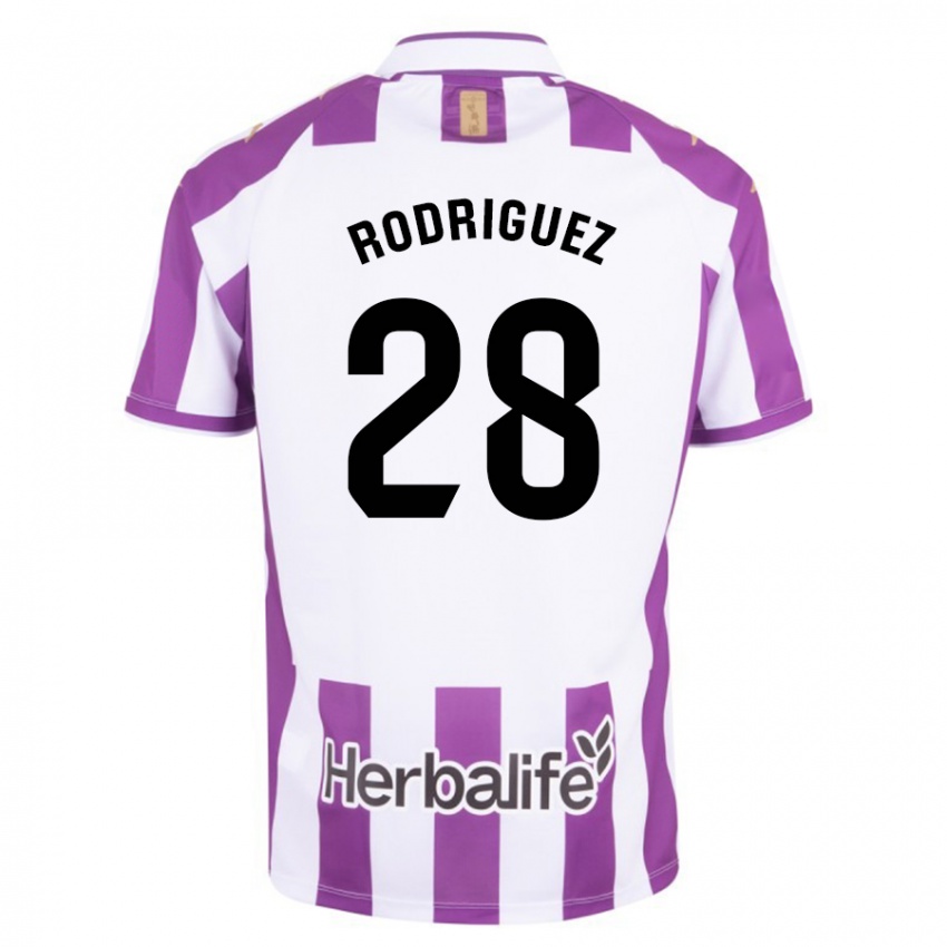 Hombre Camiseta Yago Rodríguez #28 Morado 1ª Equipación 2023/24 La Camisa Argentina