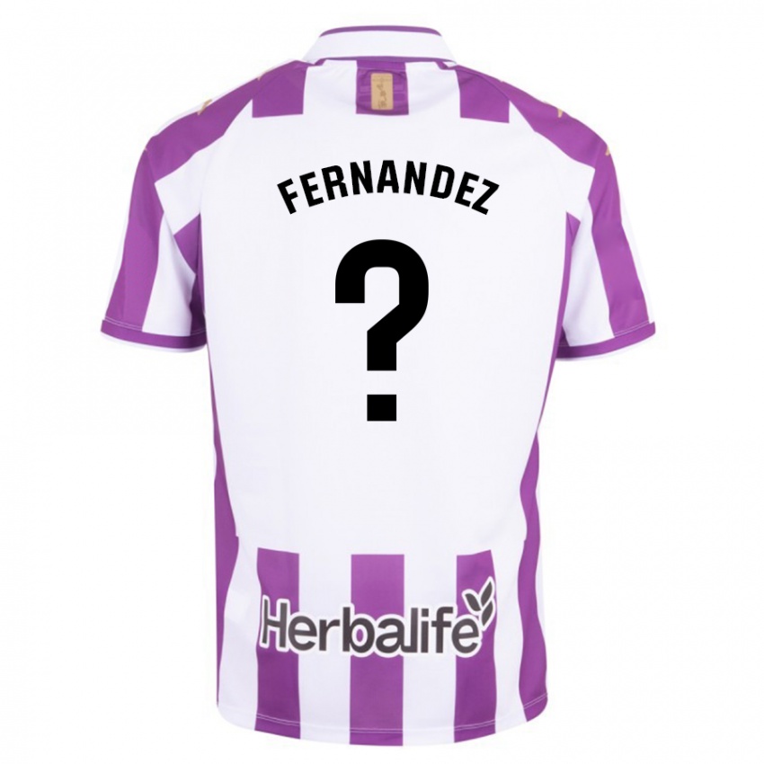 Hombre Camiseta Samu Fernández #0 Morado 1ª Equipación 2023/24 La Camisa Argentina