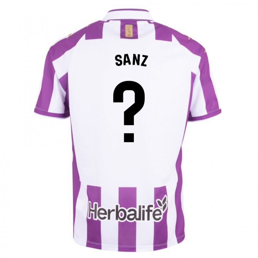 Hombre Camiseta David Sanz #0 Morado 1ª Equipación 2023/24 La Camisa Argentina