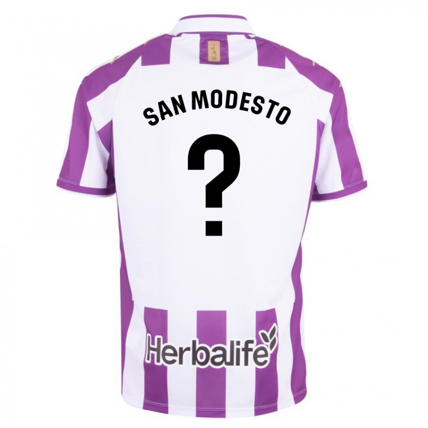 Hombre Camiseta Hugo San Modesto #0 Morado 1ª Equipación 2023/24 La Camisa Argentina