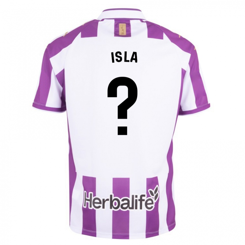 Hombre Camiseta Cristian Isla #0 Morado 1ª Equipación 2023/24 La Camisa Argentina