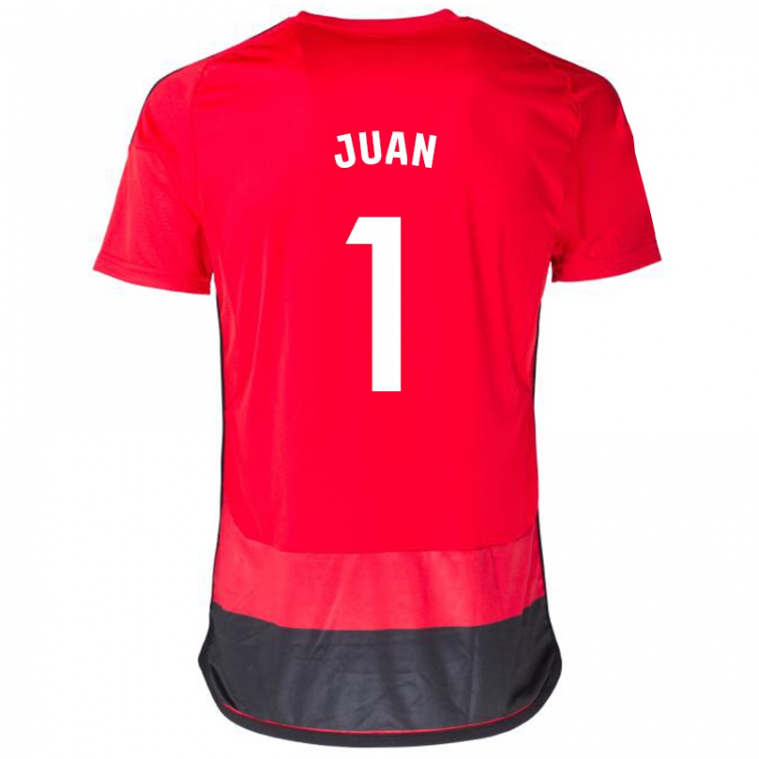 Hombre Camiseta Ramón Juan #1 Negro Rojo 1ª Equipación 2023/24 La Camisa Argentina