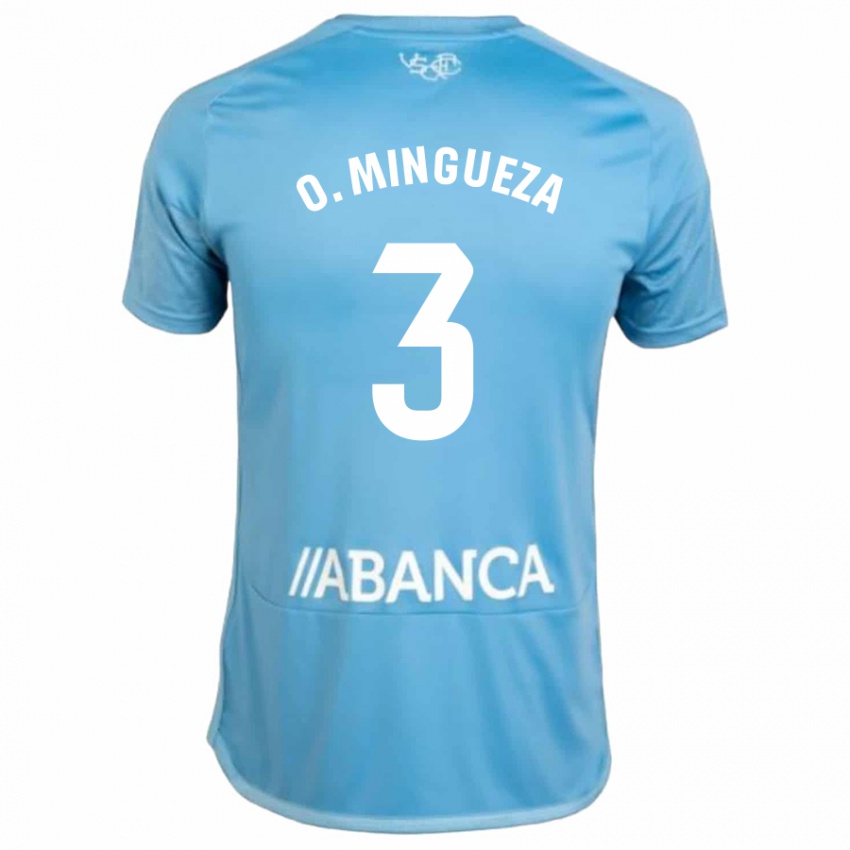 Hombre Camiseta Óscar Mingueza #3 Azul 1ª Equipación 2023/24 La Camisa Argentina