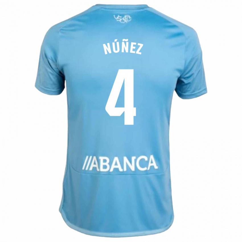 Hombre Camiseta Unai Nunez #4 Azul 1ª Equipación 2023/24 La Camisa Argentina
